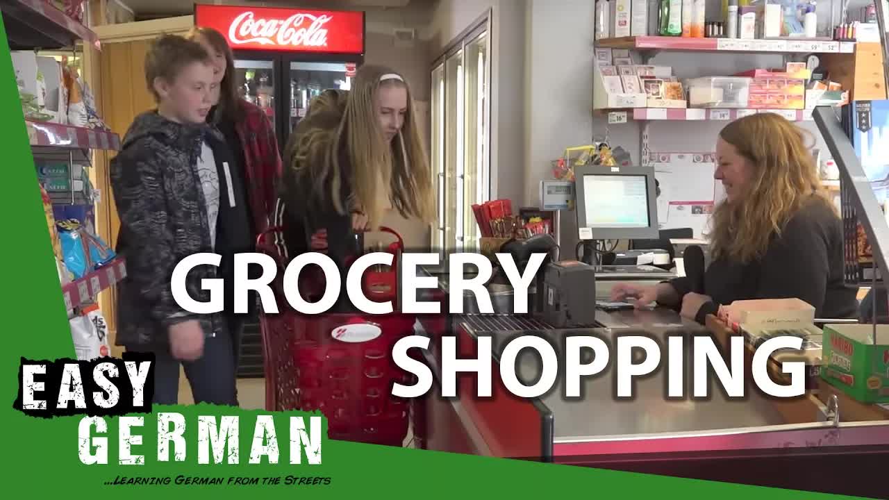 Einkaufen im Supermarkt: Eine einfache Geschichte