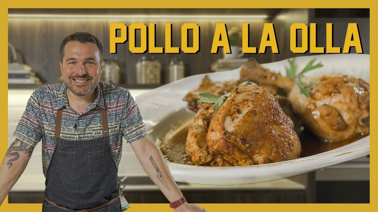 Pollo a la olla estilo peruano sin horno