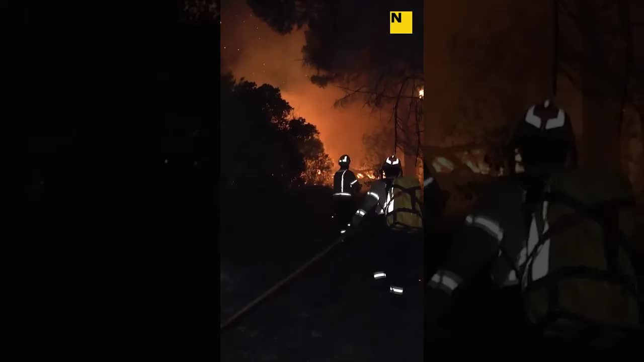 Incendi a la Bisbal d'Empordà arriba a urbanitzacions