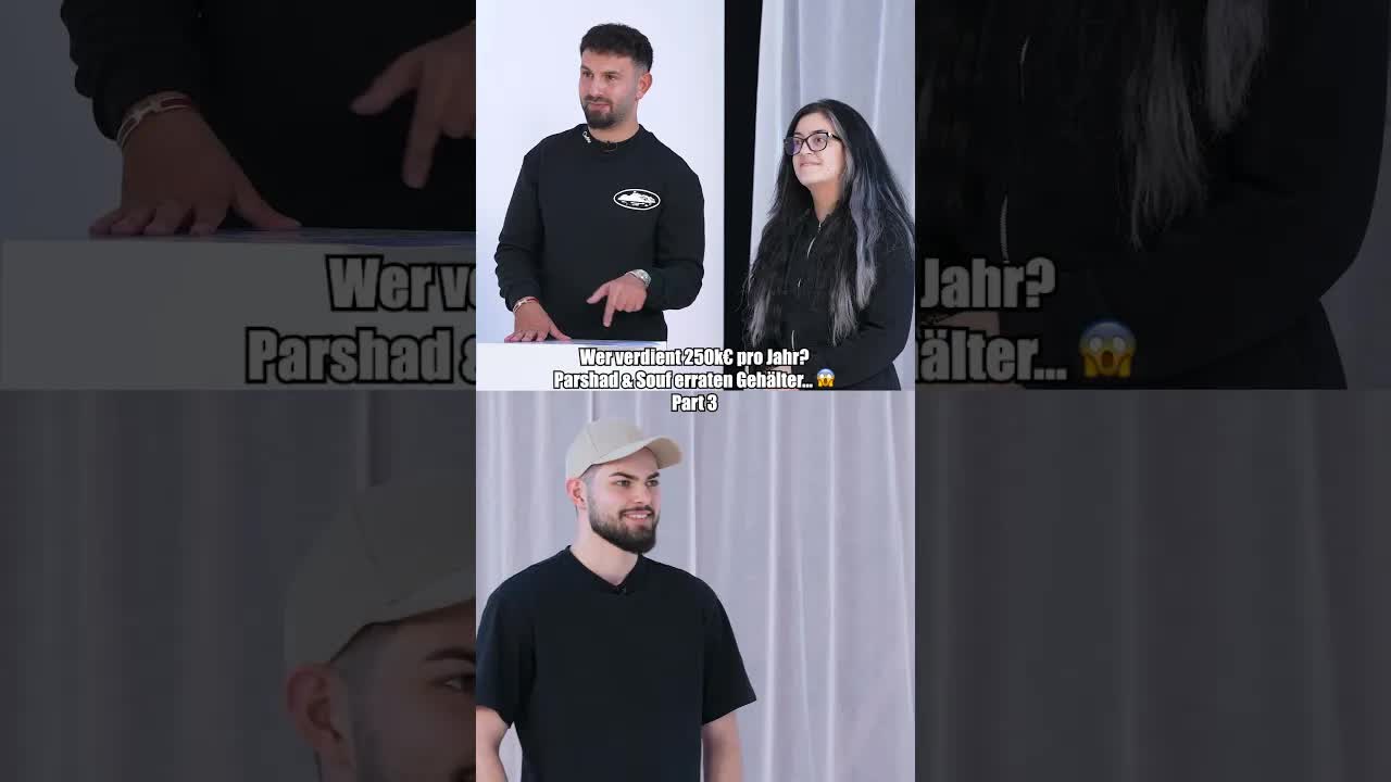Parshad errät Gehälter und spricht über Geld