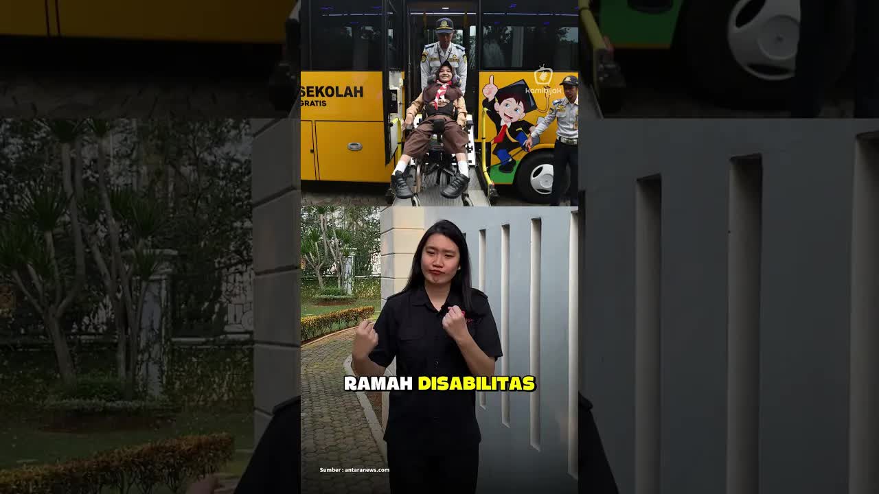Bus Sekolah Gratis dan Ramah Disabilitas di Jakarta