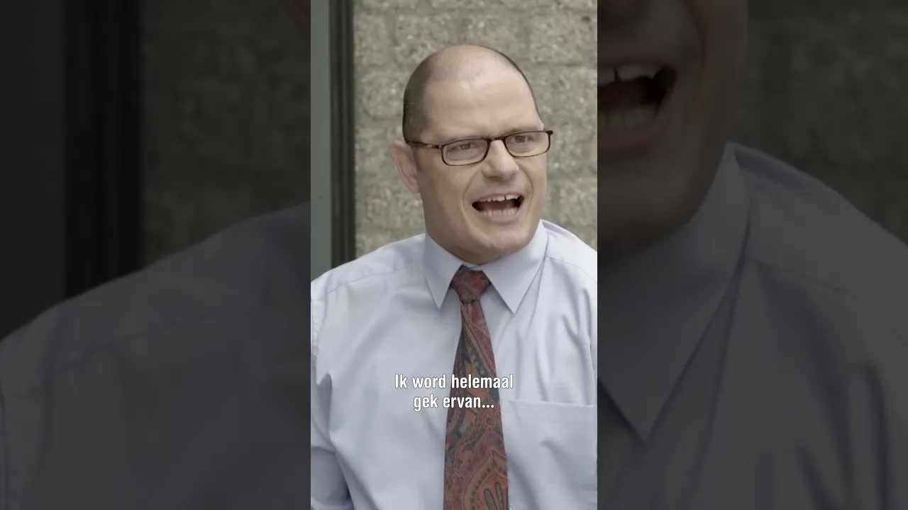 Tennisles met een excentrieke meneer