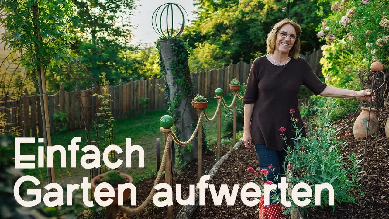 Natürliche Gartendeko mit einfachen Mitteln