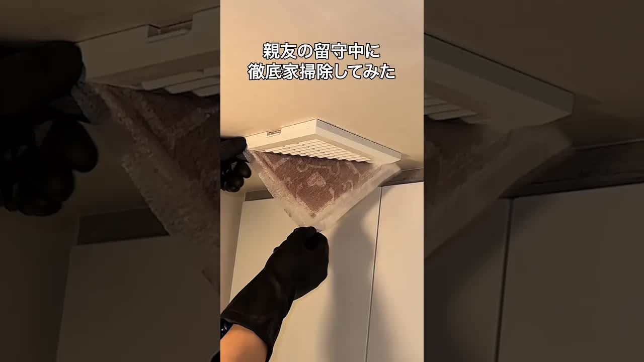 親友の留守中に徹底的な家掃除をした話