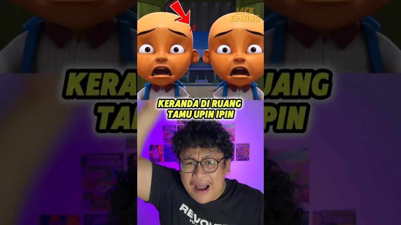 Reaksi Seru Temuan Keranda di Rumah Upin Ipin