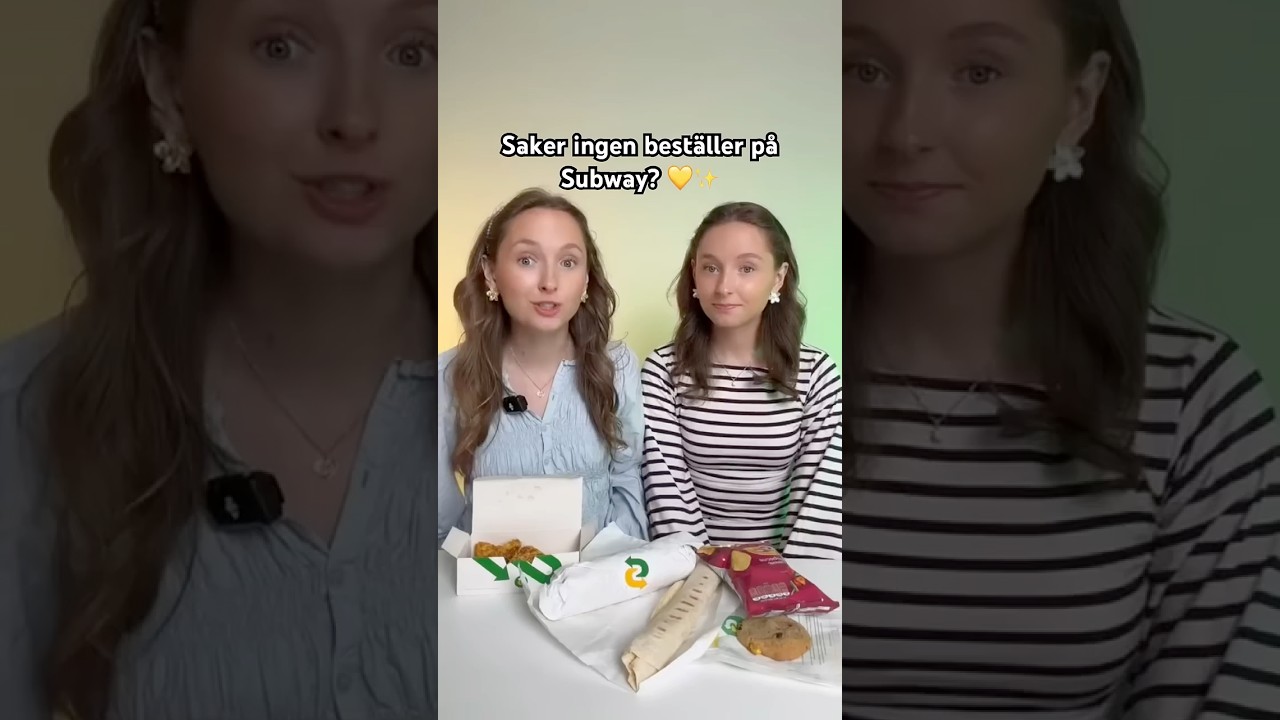 Saker vi tror ingen beställer på Subway