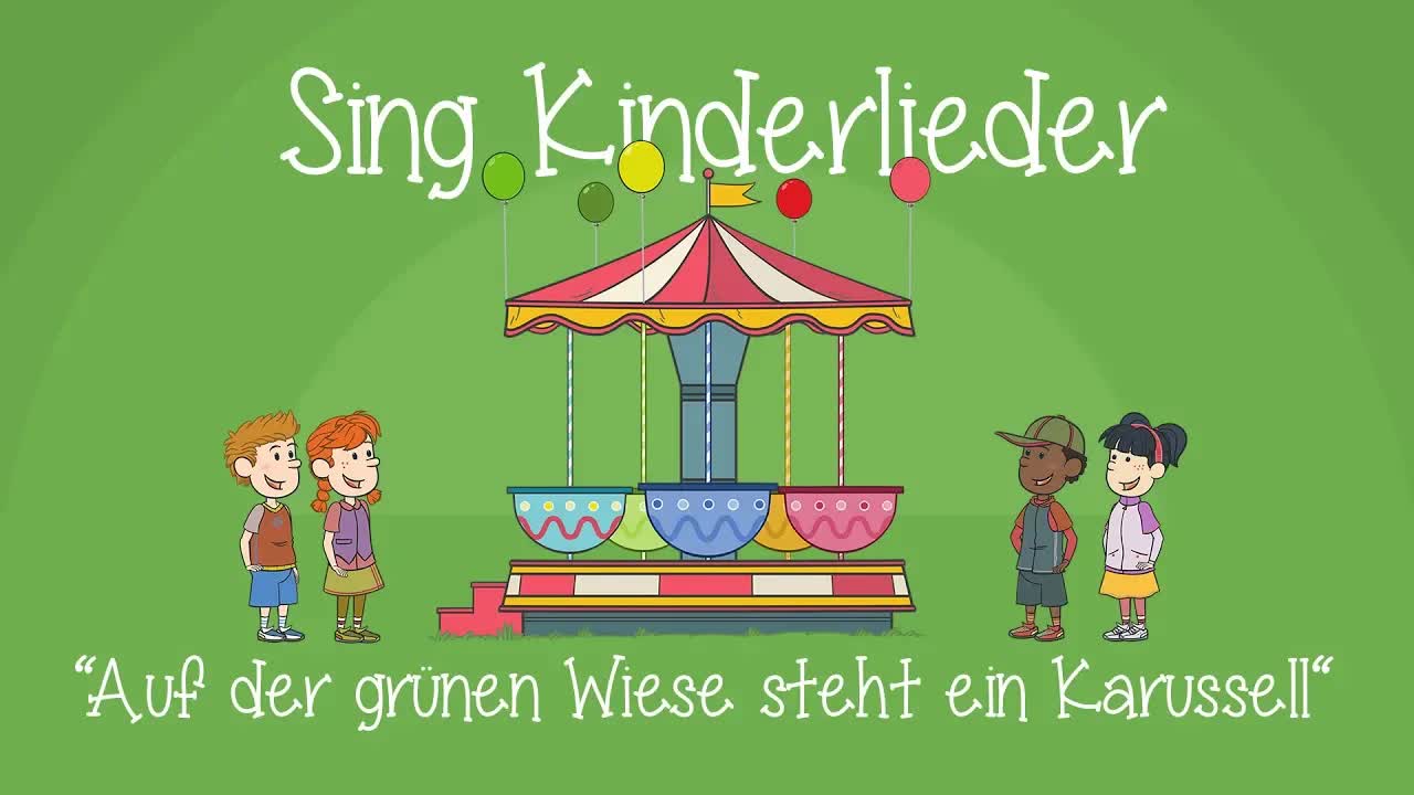 Ein Karussell auf der grünen Wiese