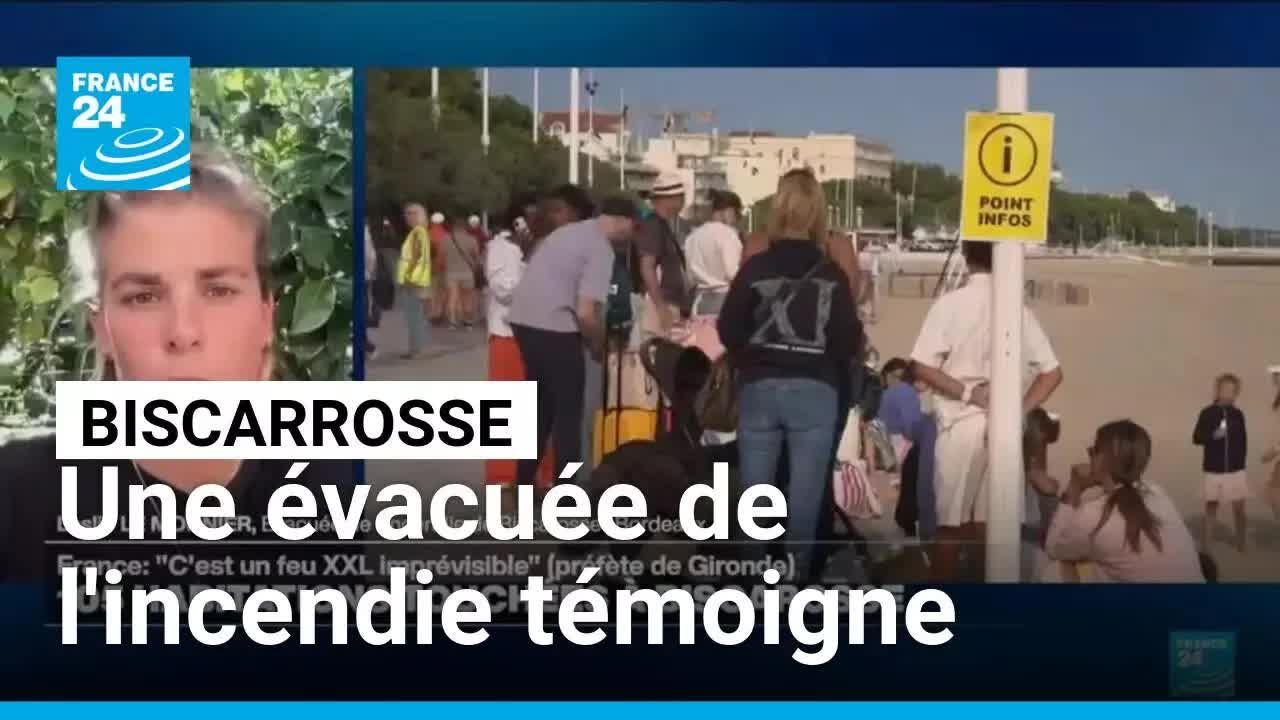 Incendie à Biscarrosse : témoignage d'une évacuée