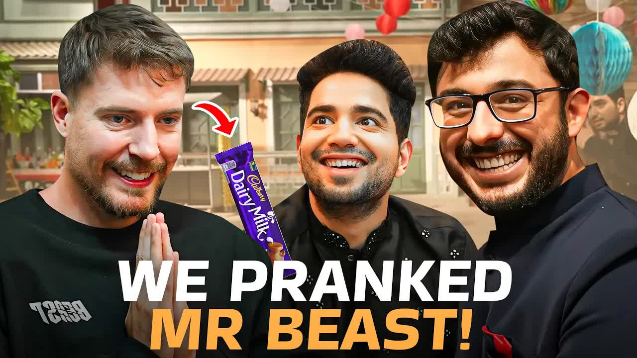 Unseen MrBeast India vlog and desi games chaos
