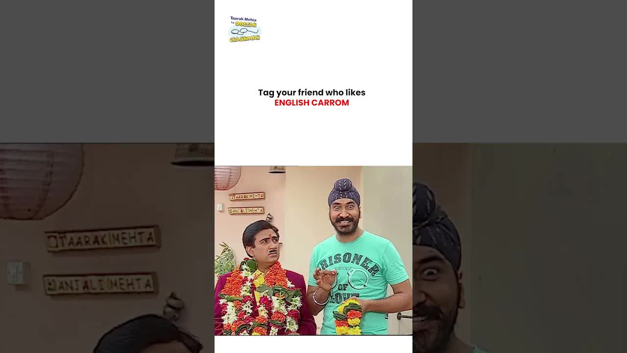 इंग्लिश कैरम पर जेतालाल और दोस्तों की नोकझोंक