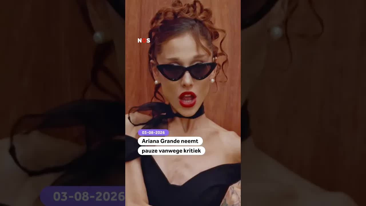 Ariana Grande neemt pauze vanwege kritiek