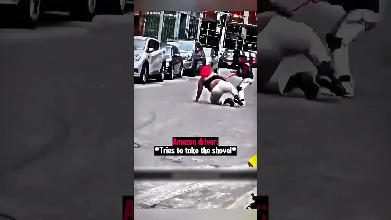 Woman Fights Amazon Driver