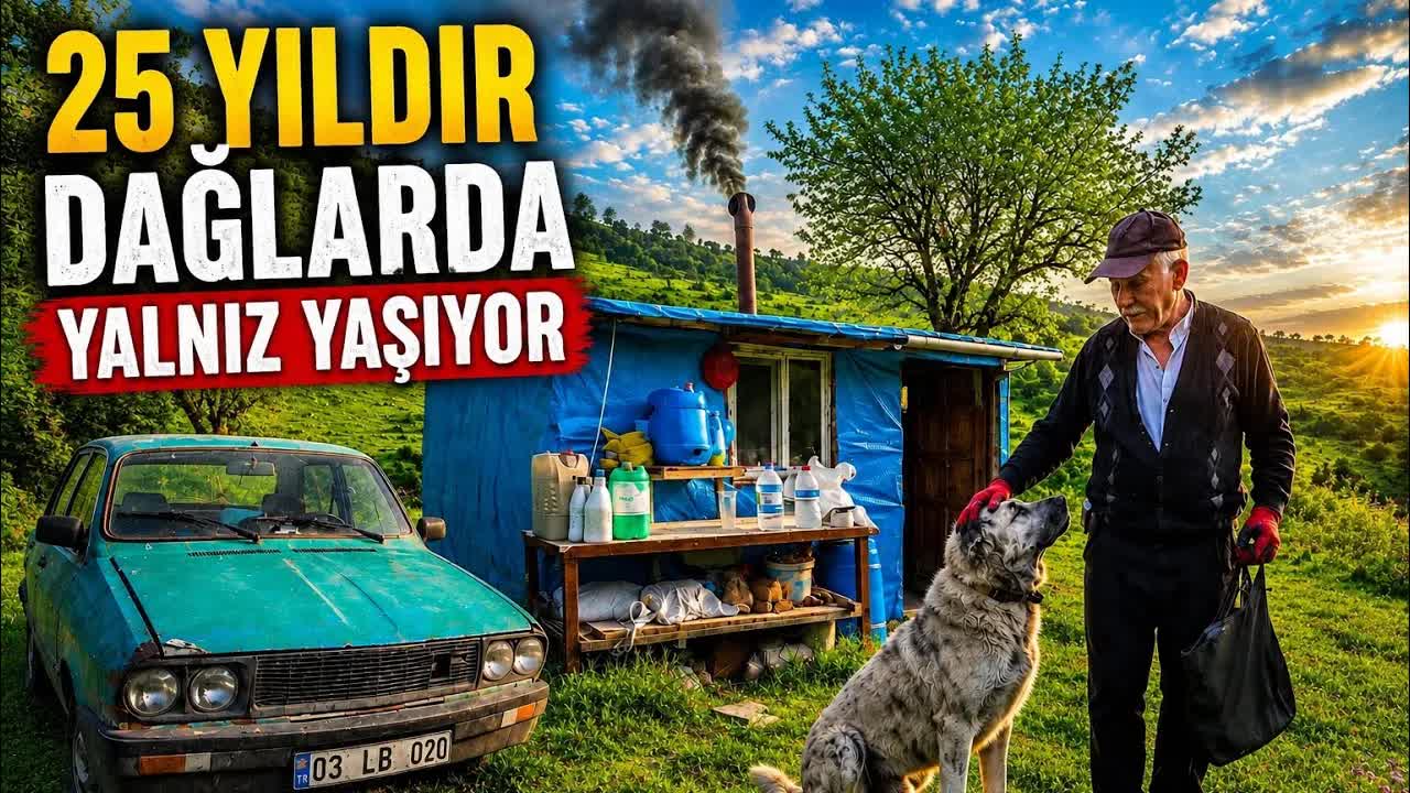 25 Yıldır Ormanda Tek Başına Yaşayan Adam