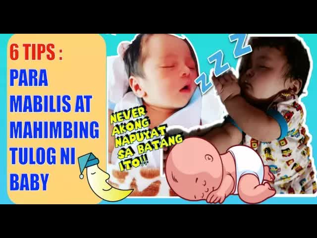 Mga sleep tips para mabilis matulog si baby