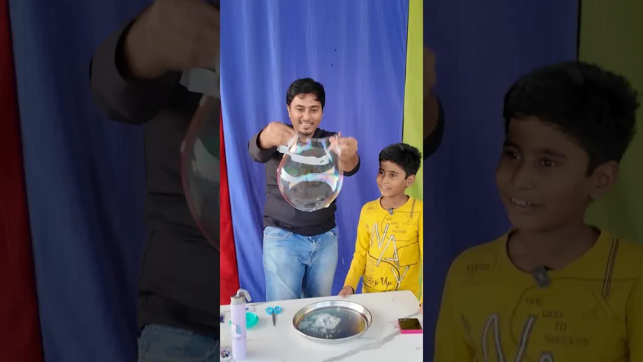 சர்க்கரை மற்றும் ஷாம்பூவால் பெரிய பபுள்ஸ் உருவாக்குவது எப்படி?