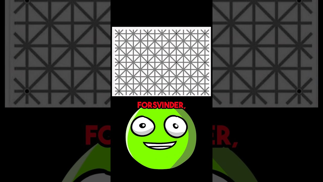 Den Optiske Illusion Med 12 Prikker