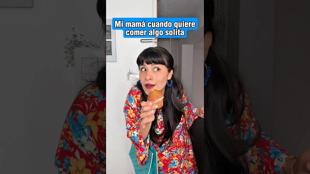 Mamá prueba comida y huele vainilla