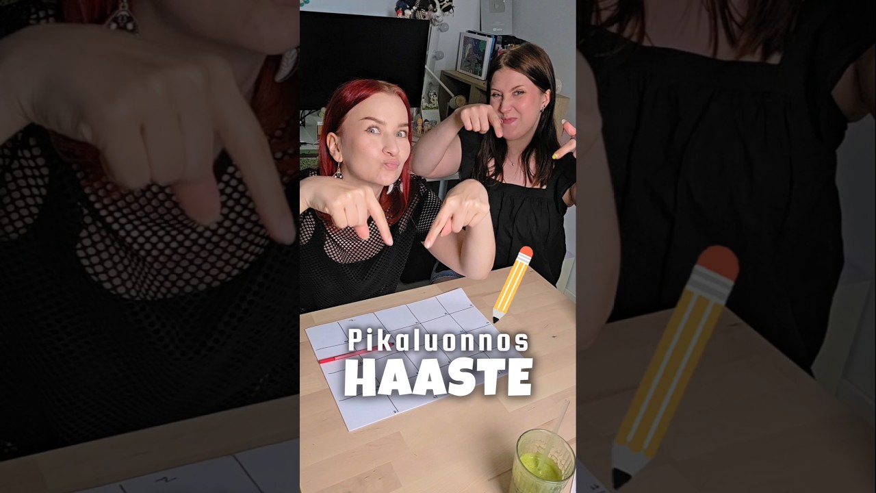 Pikaluonnoshaaste: Tunnistetaanko esineet?