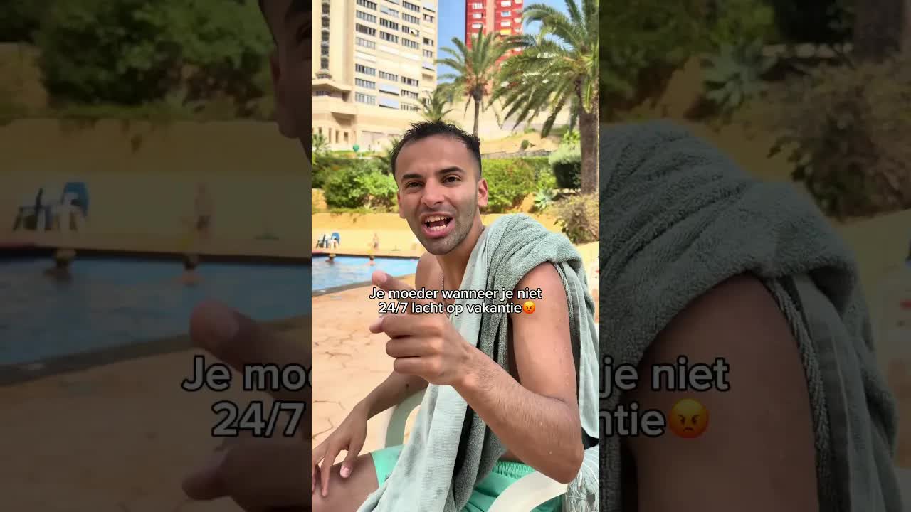 Fix je gezicht, dit is ook mijn vakantie