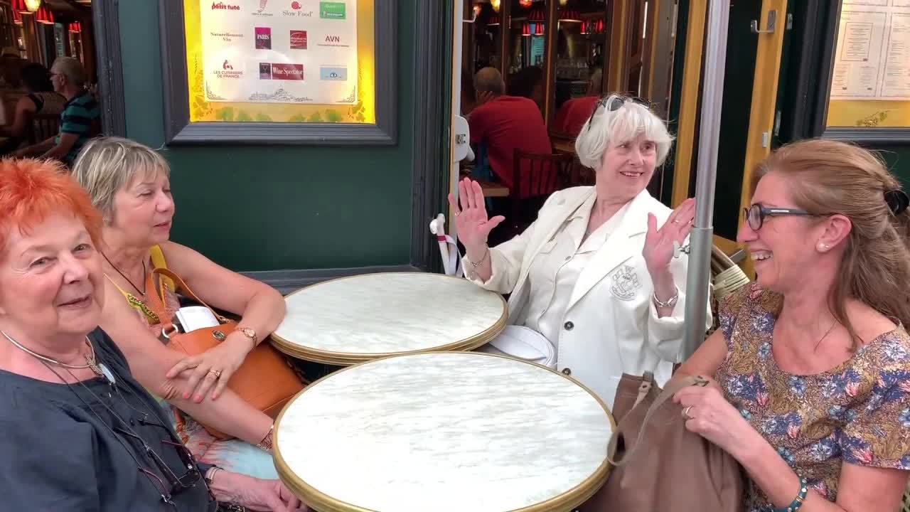 Visite du restaurant La Bonne Franquette à Montmartre