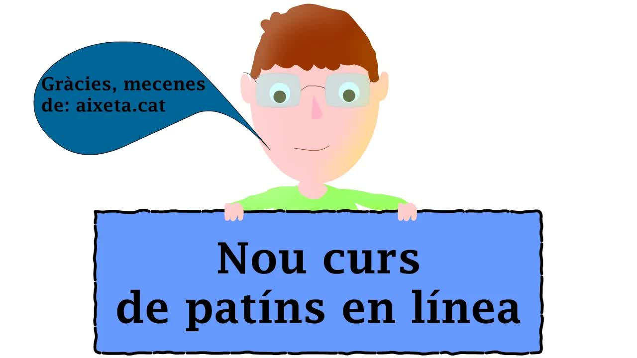 Un curs de patins en línia enganyós
