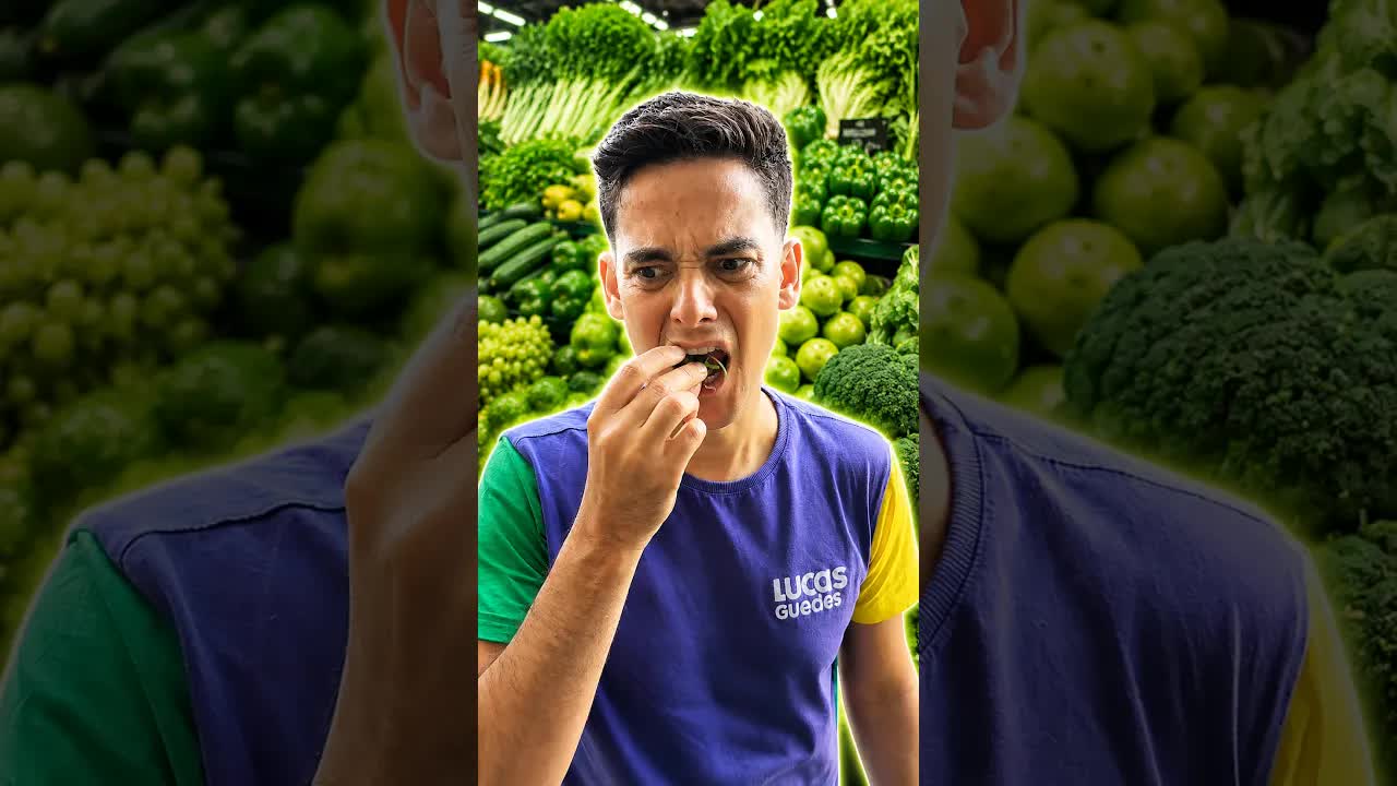Comendo só coisas verdes por um dia