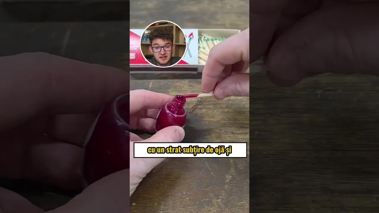 Cum se fac chibrituri impermeabile