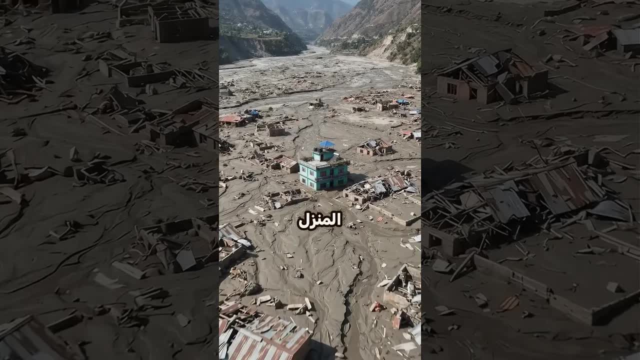 كيف نجا منزل واحد من فيضان مدمر في نيبال؟