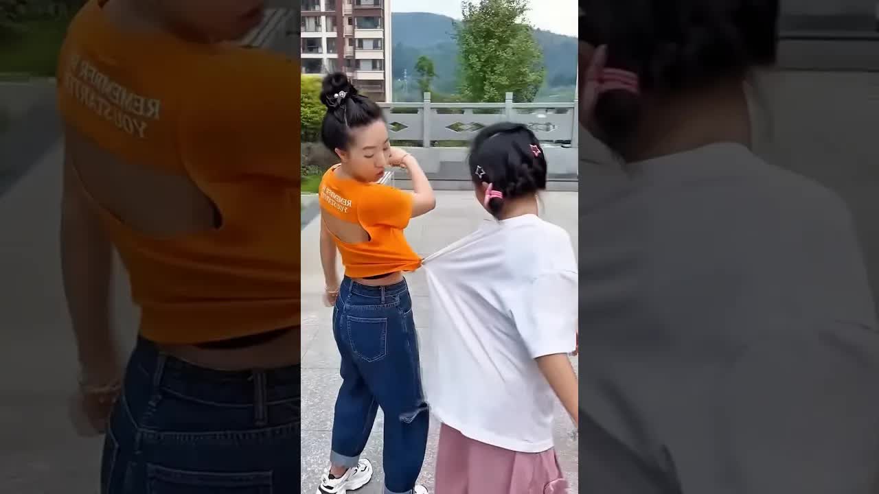 مقلب ميا على أمها وأختها