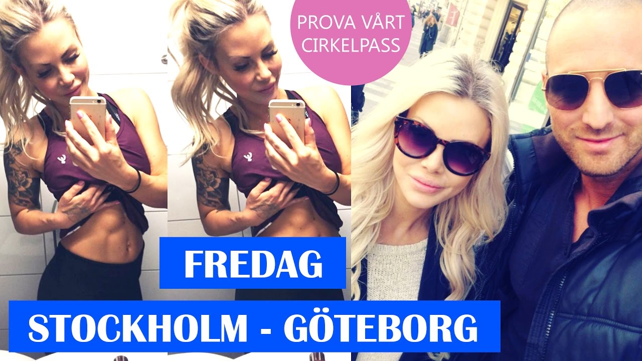 Vlogg: Stockholm till Göteborg med träning och lunch