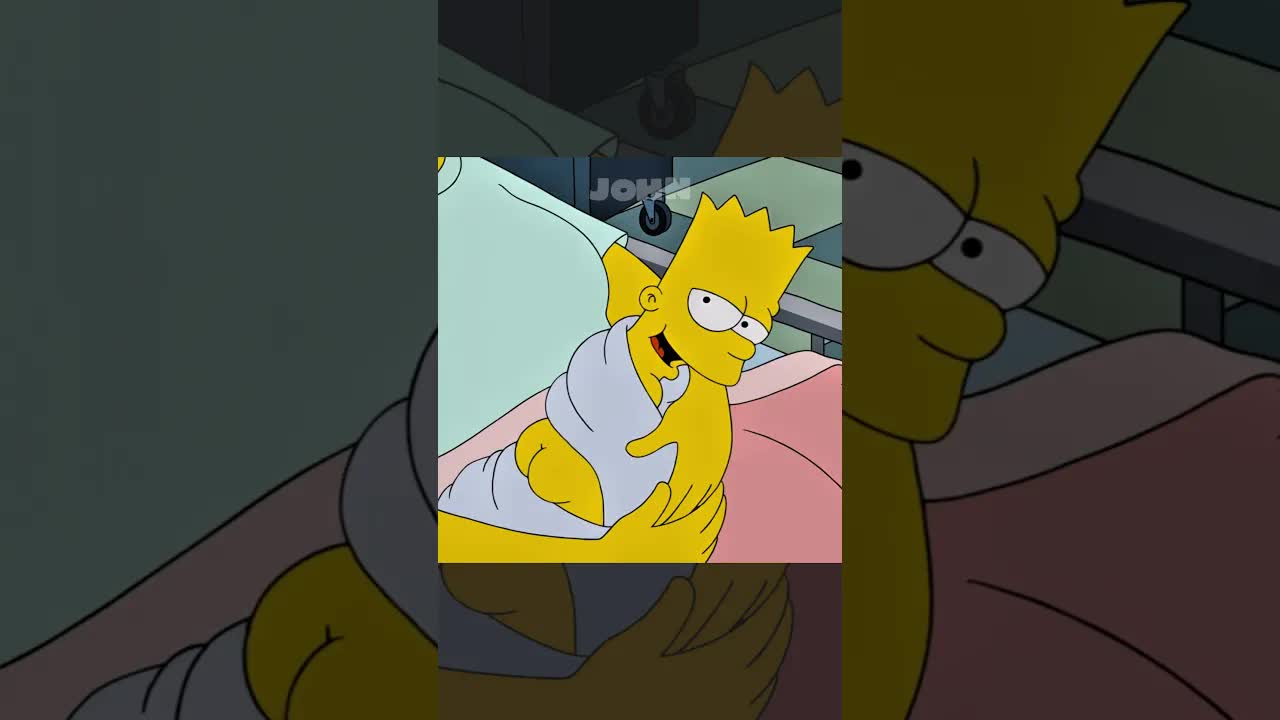 O nascimento do Bart nos Simpsons