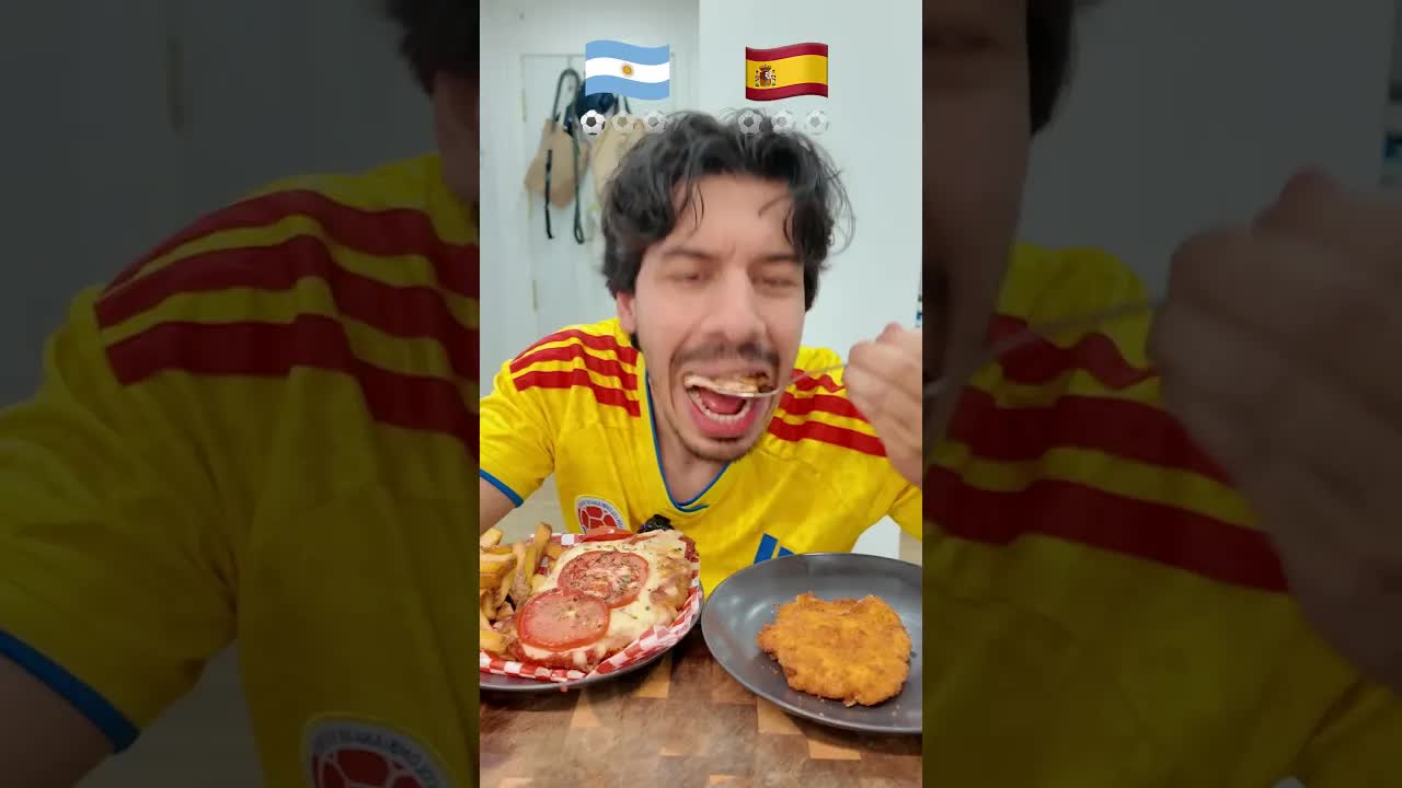 Comida de Argentina vs España