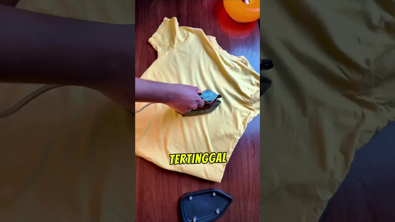 Seterika Wap Mudah Alih Untuk Baju Licin