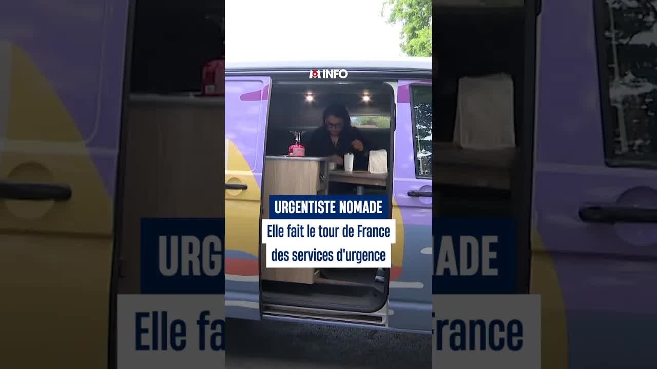 Une médecin voyage en van pour aider les urgences