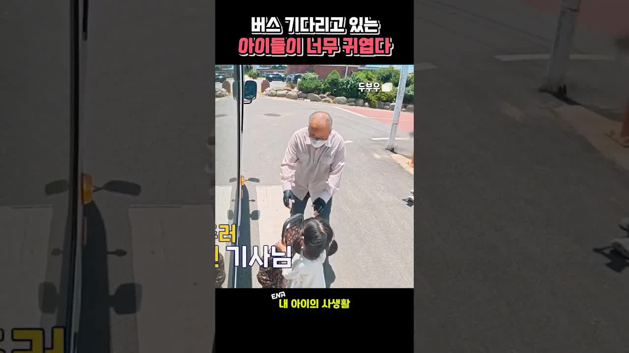 무거운 짐 들어주는 버스 기사님