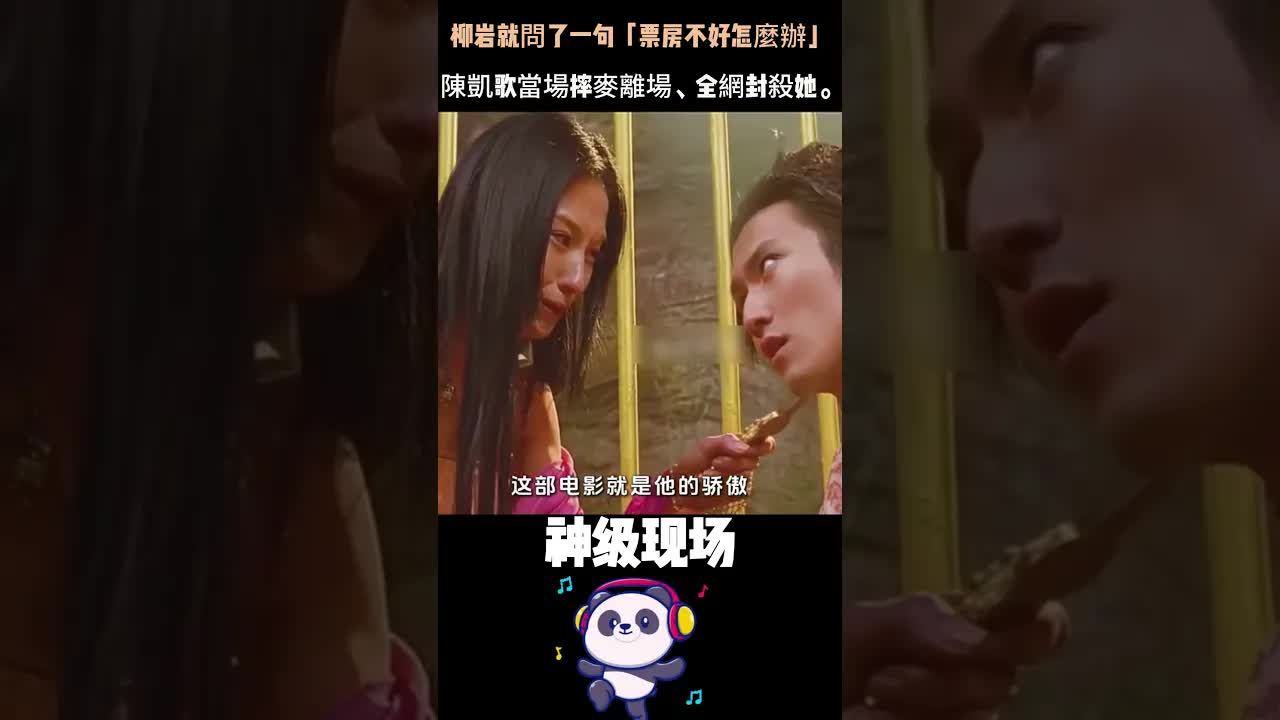 柳岩提問惹怒陳凱歌與《無極》票房