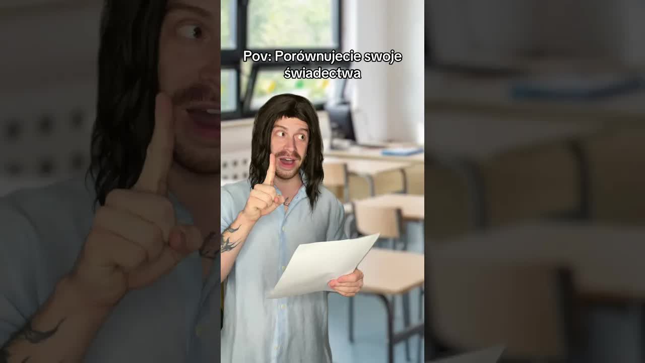 Sprawdzanie szkolnych ocen i parodia świadectw