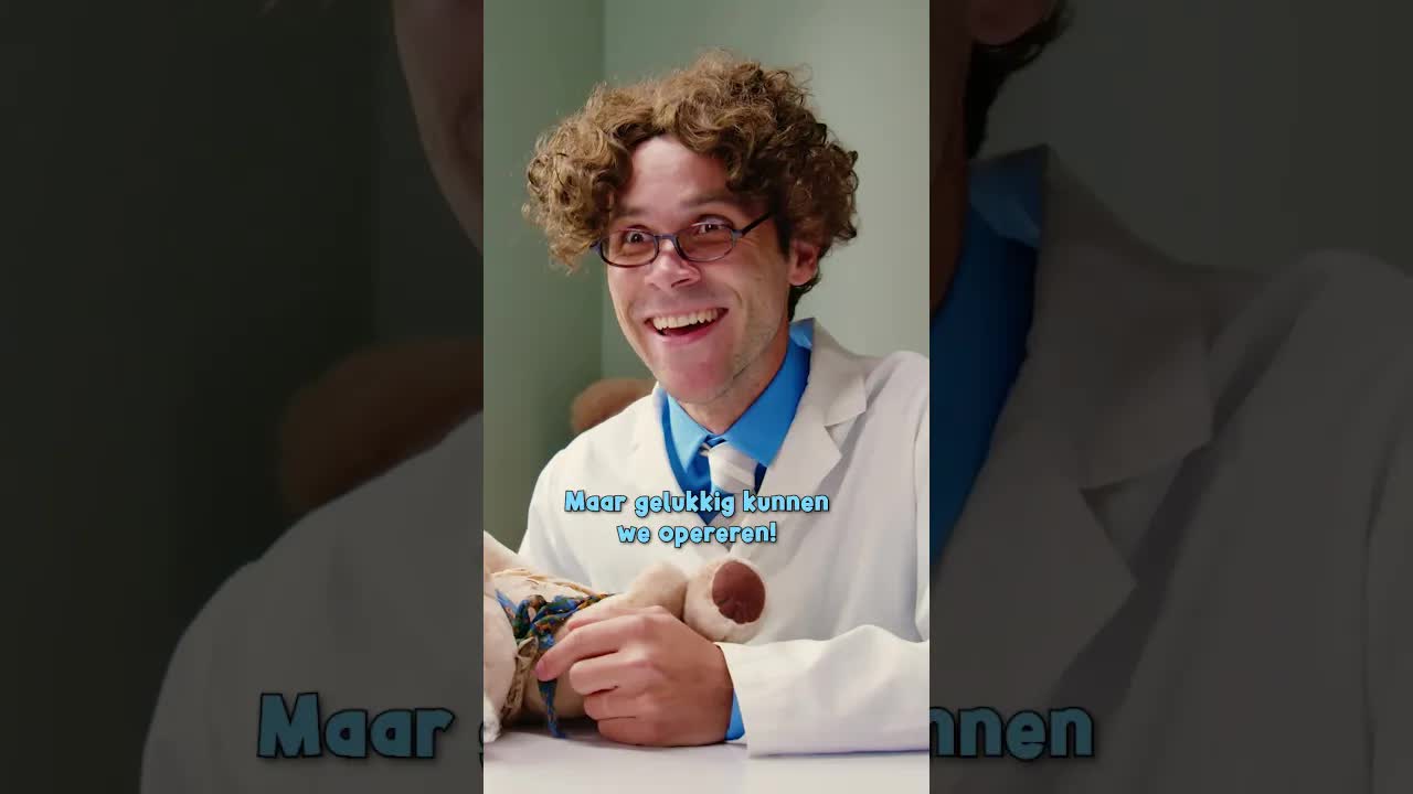 Mas de beer moet naar de dokter