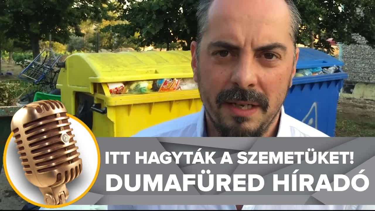 Szemetelés a Dumafüred fesztiválon