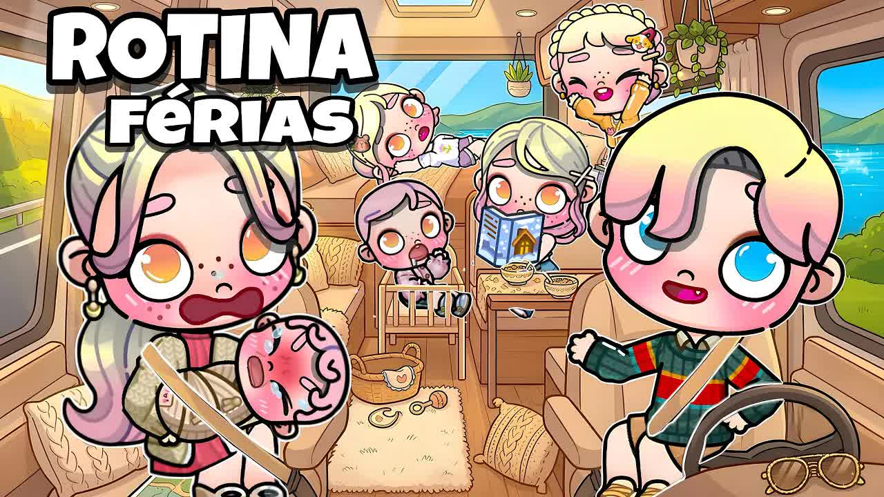 Rotina de férias no motorhome com a família