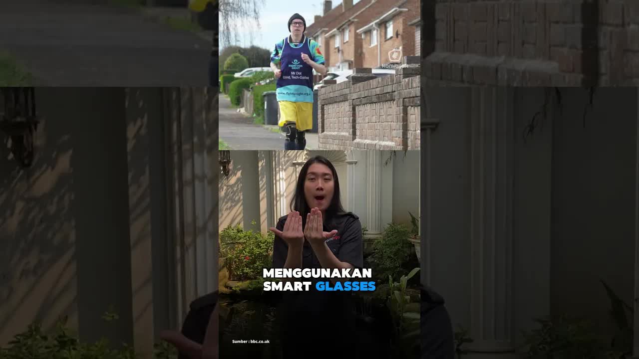 Kacamata pintar bantu pelari netra selesaikan marathon AI