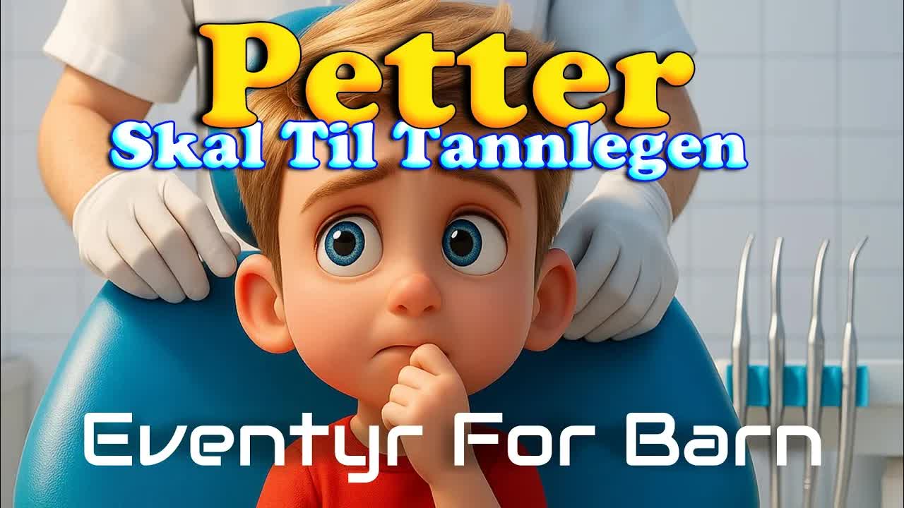 Petter og den tøffe dinosauren på tannlegen