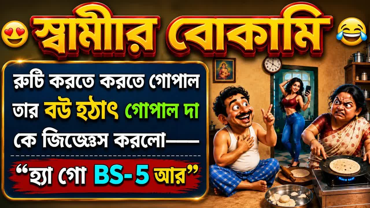 স্বামীর বোকামি: বিএস সিক্স নিয়ে গল্প