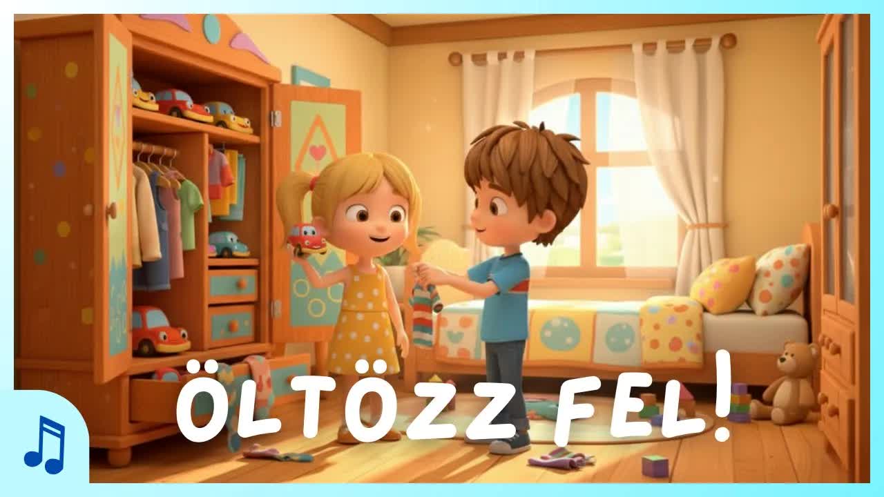 Öltözz fel! Vidám gyerekdal az öltözködésről