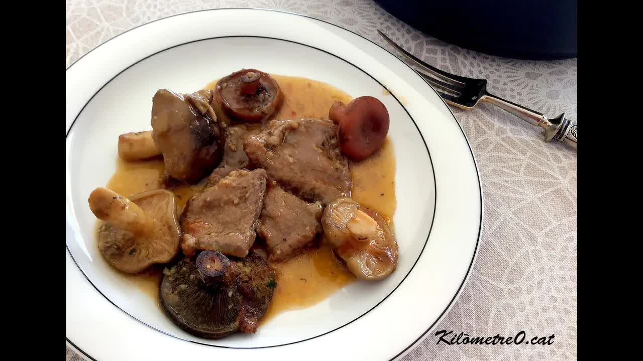 Com preparar fricandó amb bolets de tardor