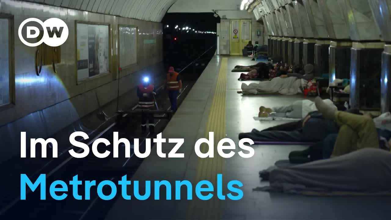 Schlaflose Nächte in der Kiewer Metro