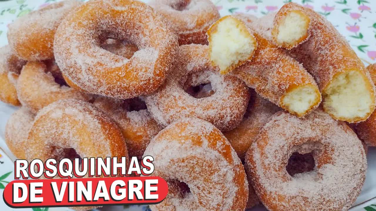 Rosquinha de vinagre: receita fácil da vovó