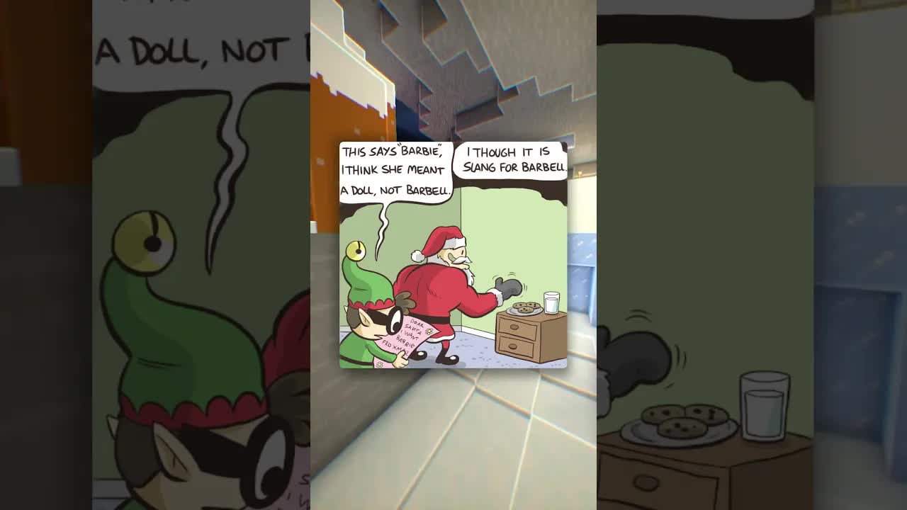 Santa Brings Barbie Weights by Mistake