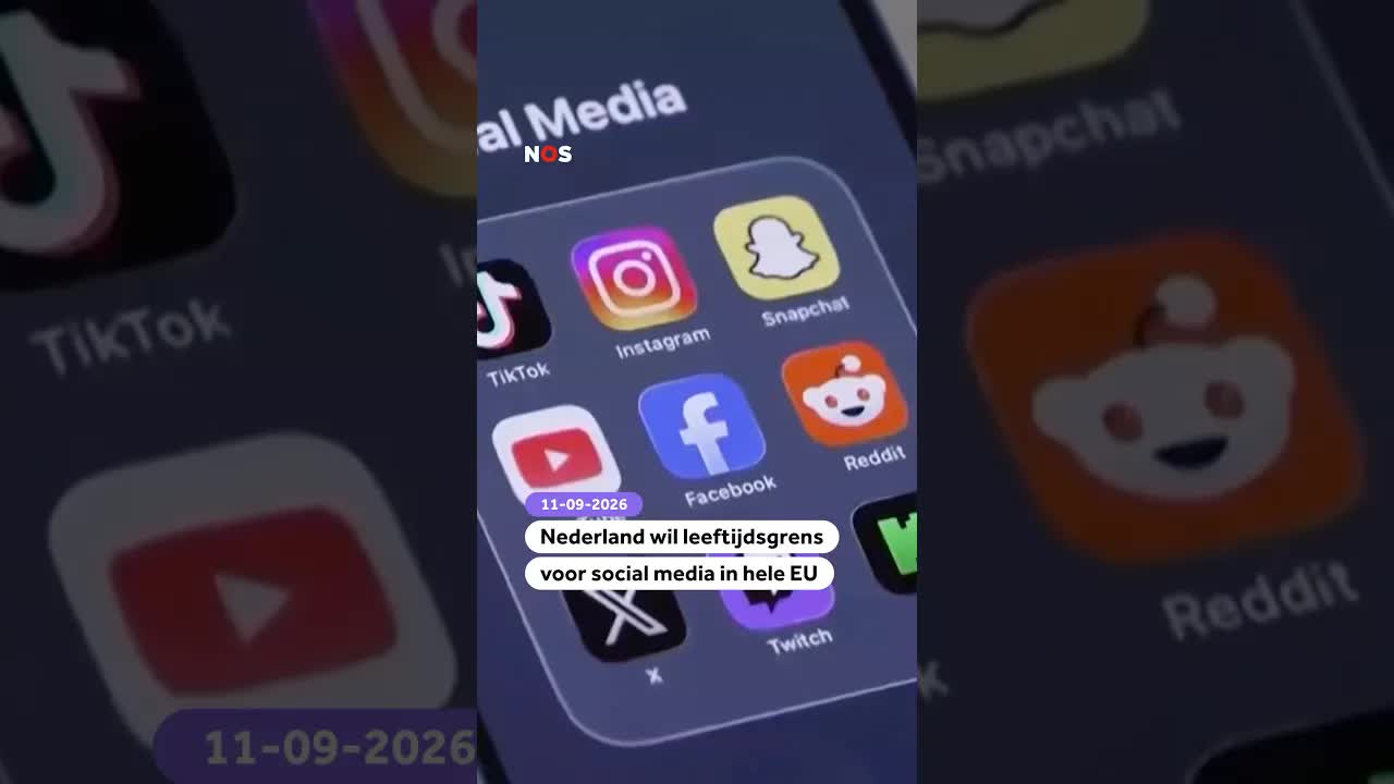 Nederland wil leeftijdsgrens social media EU
