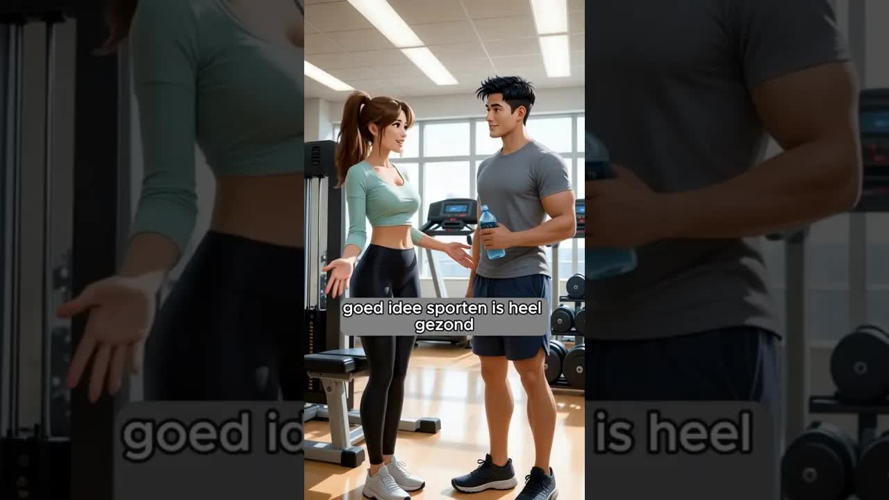 Gesprek in de sportschool